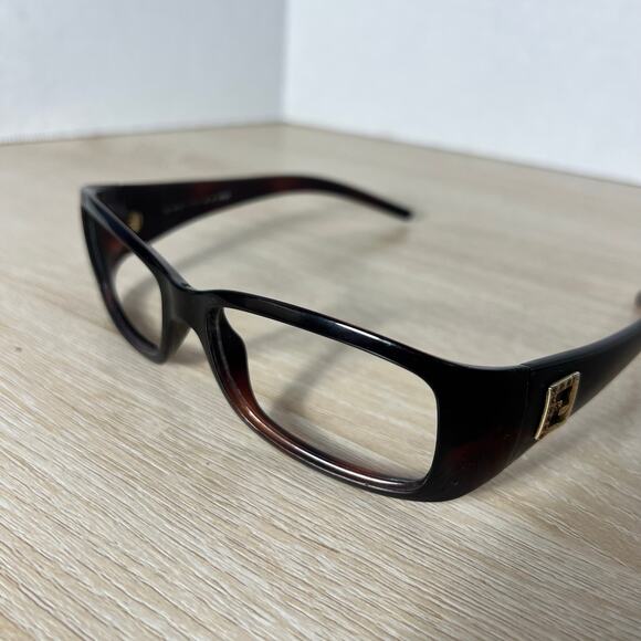 Fendi FS333R 215 Sunglasses Brown FRAMES ONLY 55-16-130 Made in Italy main image 8